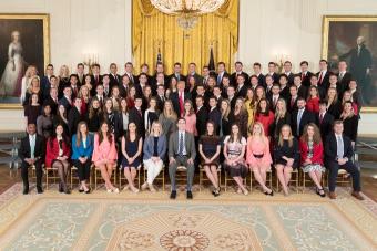 2018 White House Spring intern class