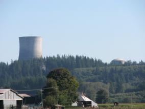 WPPSS cooling towers and containment building